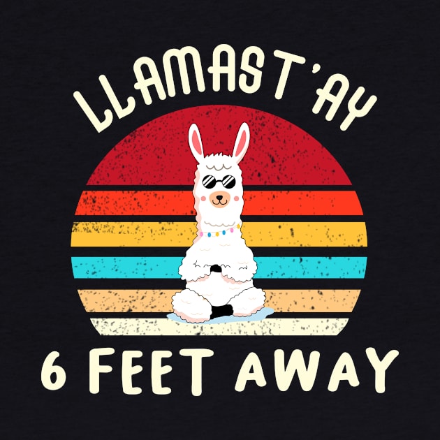 LLAMAST'AY feet away  :Humour llama Quote llamas stay by mezy